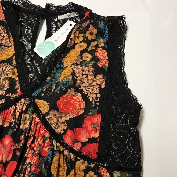 Stich fix floral top sz SP - Picture 2 of 4